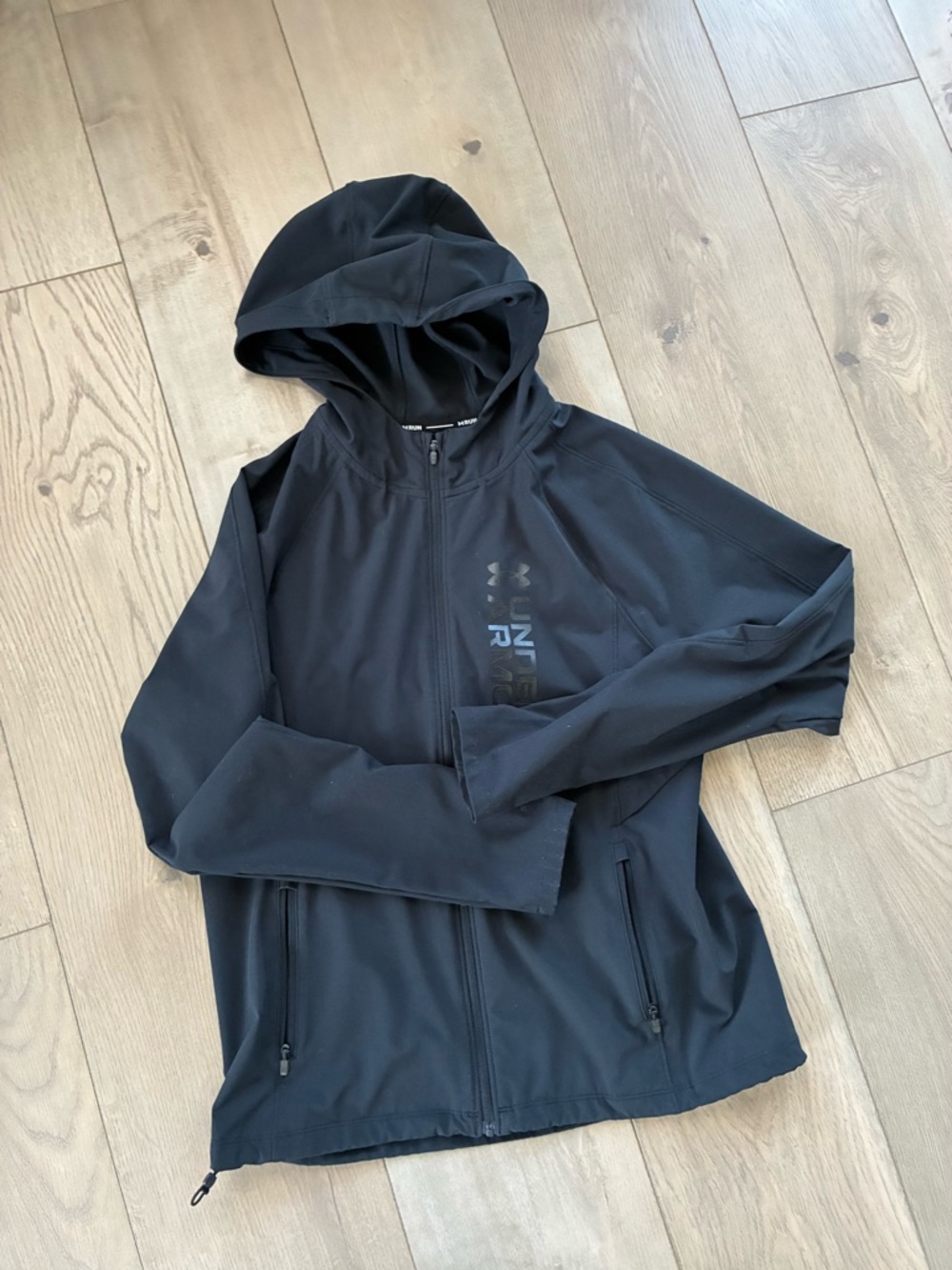 Under Armour Black Hooded Full-Zip Jacket